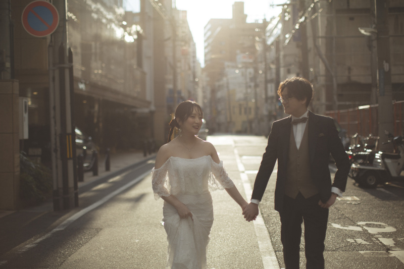 和装スタジオ & 洋装街ブラロケーション