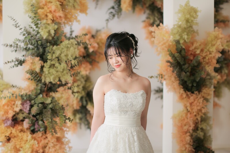 華やかなお花と一緒に*