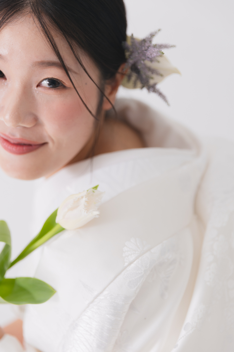 アップでも美しく
