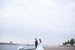 冬の神戸居留地