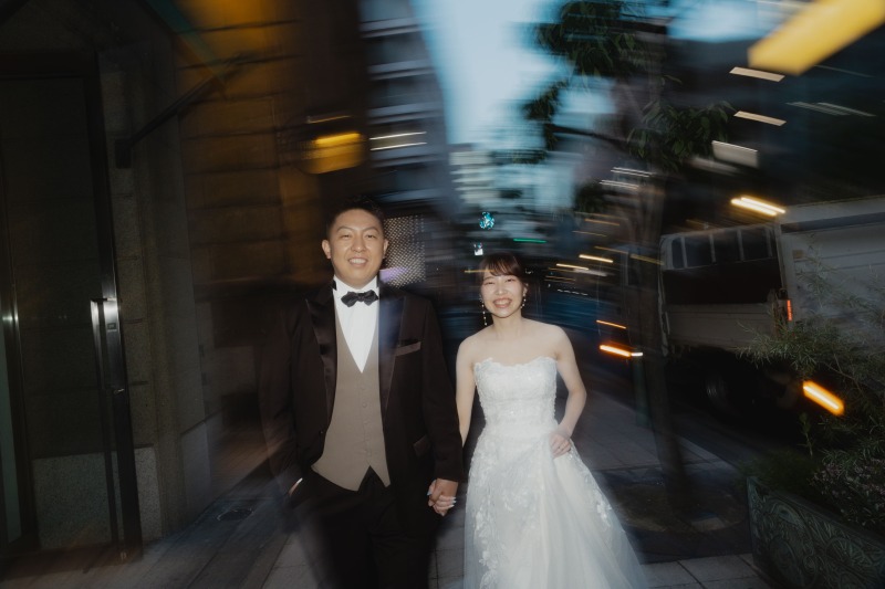 歩きながら