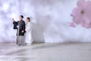 和装でハウス撮影