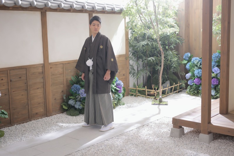 新郎様のソロのお写真