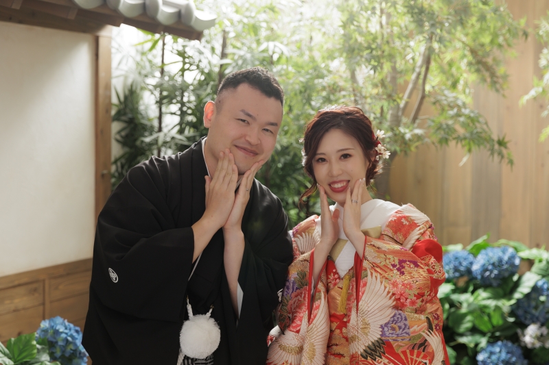 お茶目なポーズ