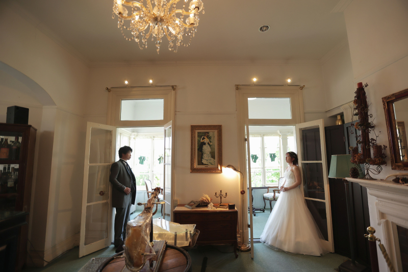 異人館の中での撮影！！！