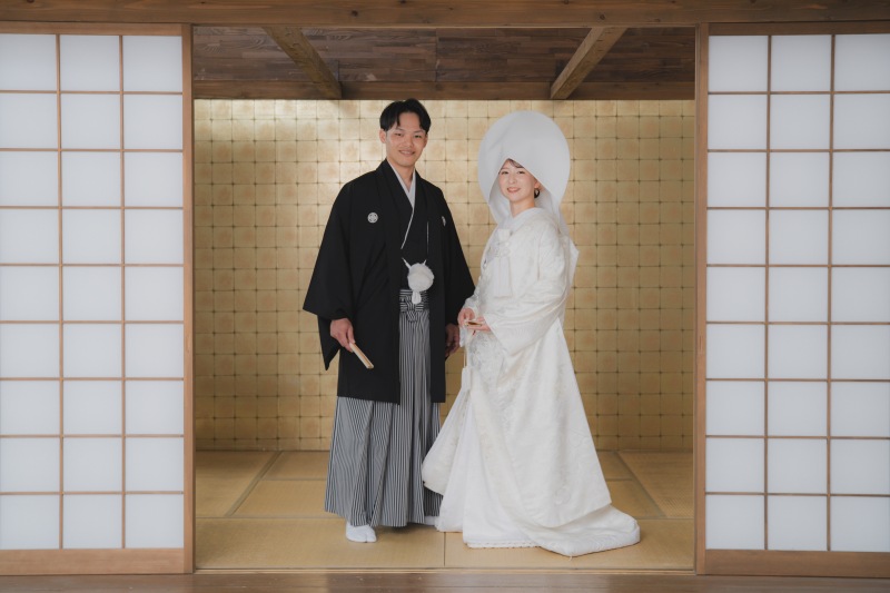 和装前撮りで叶える花嫁姿 ― 綿帽子