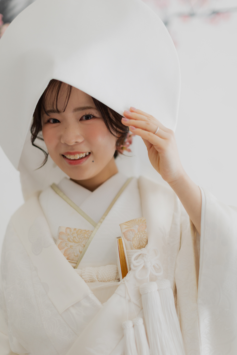 白無垢も華やかに♪