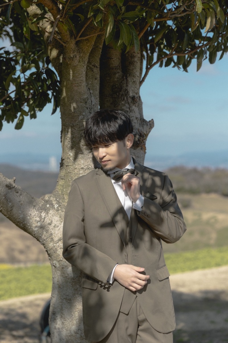 新郎様のソロショット 