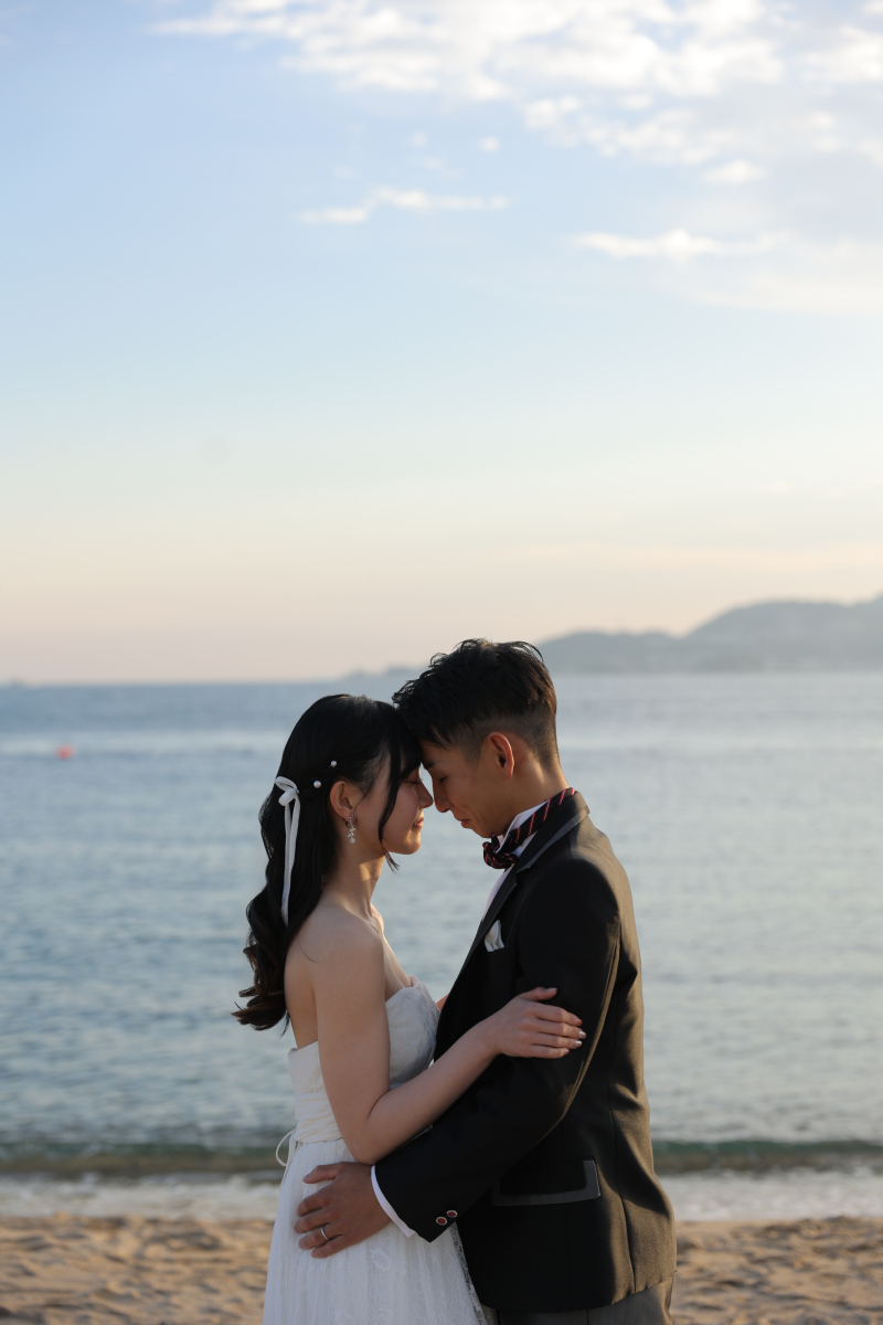 海辺でのロマンチックなひととき