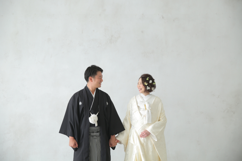 白無垢に洋髪もオススメです☆