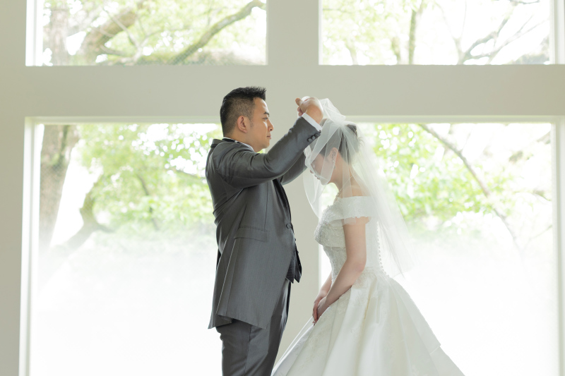 ベールアップでのショットも撮影できます