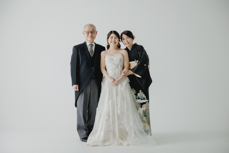 両家だけでなく撮影したい組み合わせでも！