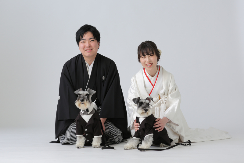 ペットも衣装を着て♪