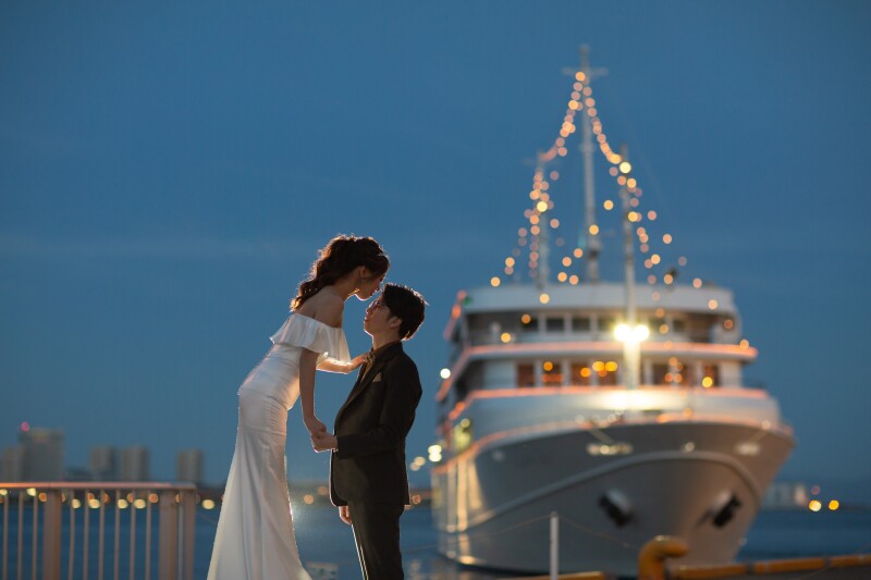 STUDIO TVB 神戸ハーバーランド店(スタジオTVB)_夜景で撮影できる