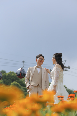 STUDIO TVB 神戸ハーバーランド店（スタジオTVB）_洋装ロケ_森林植物園・ハーブ園
