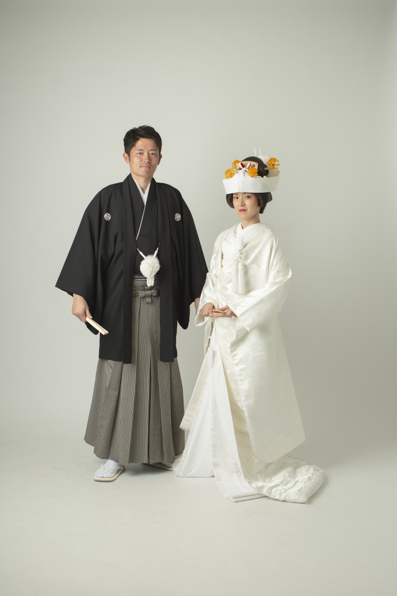 【和装1カット】結婚記念の1枚スタジオプラン〜台紙写真1冊と1カットデータ付き