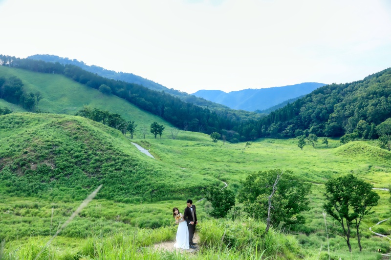 【砥峰高原ロケーションプラン】緑が綺麗な草原でのロケーション◇300カット以上全データ付き