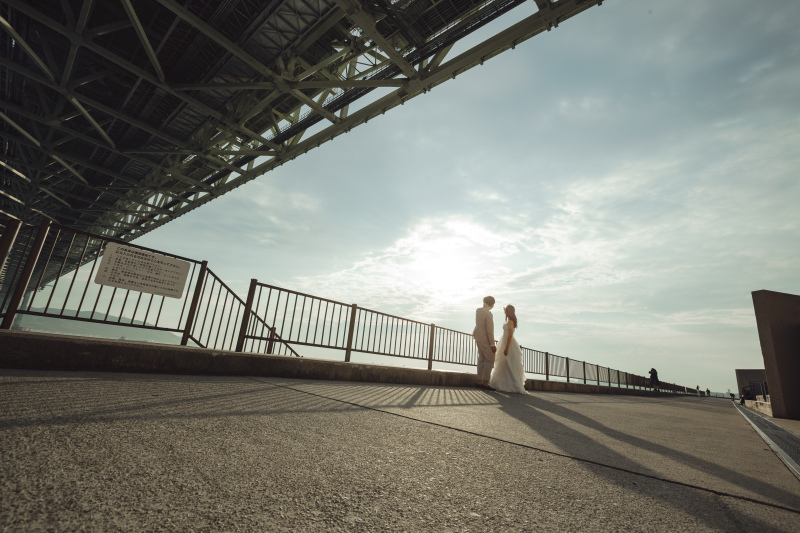 【舞子浜ロケーションプラン】明石海峡大橋を臨むビーチロケーション◇200カット以上全データ付き