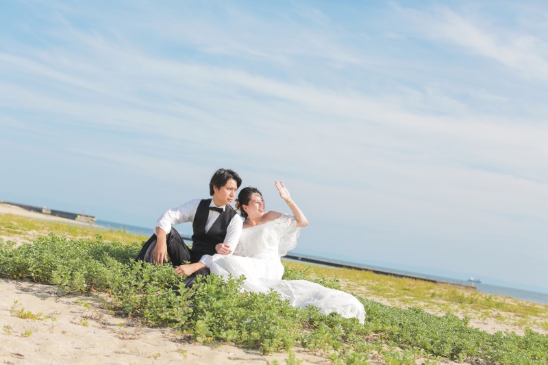 【舞子エリアロケーション】青い海!明石海峡橋の迫力も素敵!全データ美肌レタッチ付き