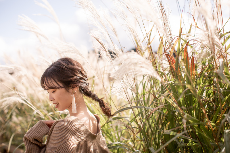 【砥峰高原ロケーションプラン】ススキの草原が広がる高原ロケーション◇300カット以上全データ付き