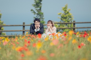 シーズン料金OFF 菜の花・ポピーの時期残りわずか！【淡路島花さじきロケ】広大な景色のロケーション◇200カット以上全データ付き