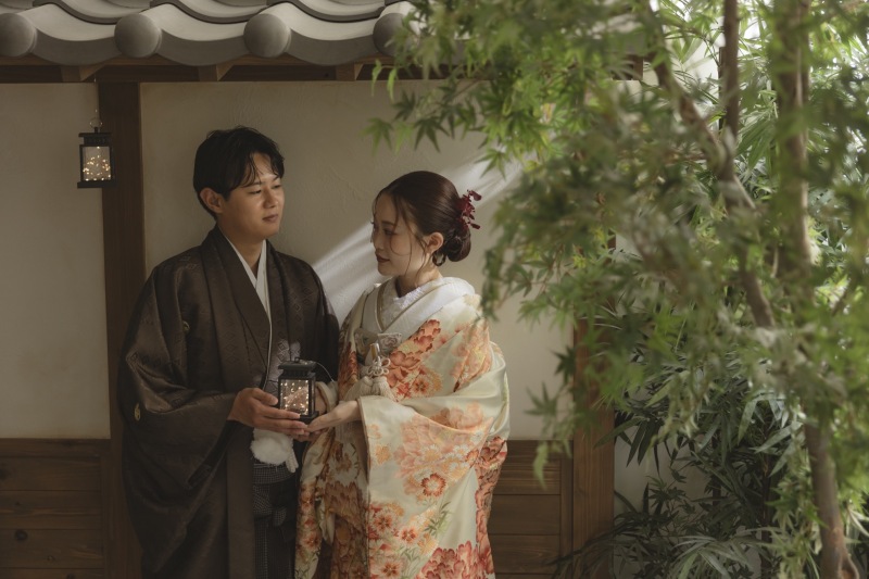 【屋内庭園スタジオ】撮影&150カット以上全データ&台紙付写真◇スタイルアップ&美肌補正付き◇