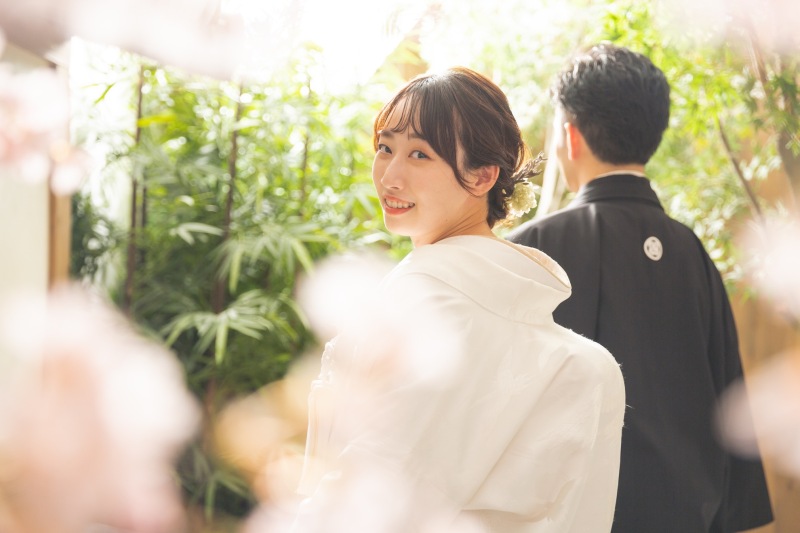 【屋内庭園スタジオ】正座のポーズや水墨画などバリエーション様々 全カット150枚以上〜美肌レタッチ付き〜