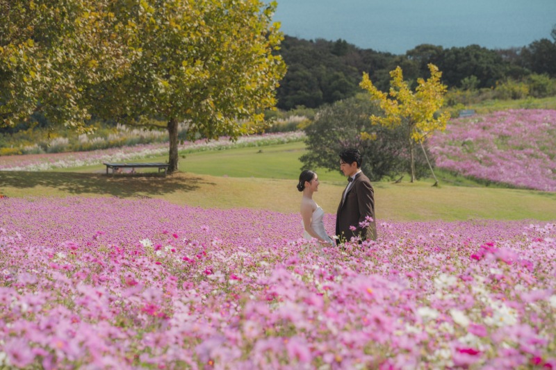 秋のご予約も受付中!早割特典 シーズン料金OFF 【淡路島花さじきロケ】広大な景色のロケーション◇200カット以上全データ付き