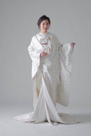 純白ピンク流水・桜/06511