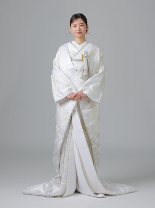 純白銀刺繍/06513