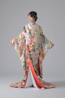 裂取百花の集い梅立花亀甲文/IU11569