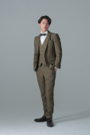 ノッチドラペルカジュアルカーキ