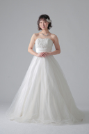 トップス刺繍タックベルト切替/63047