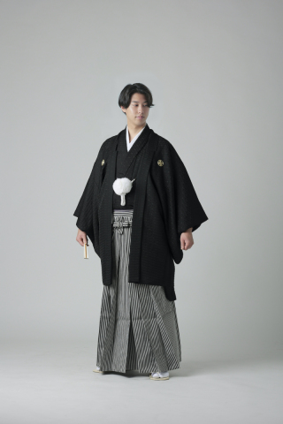 黒正絹×スタンダード袴