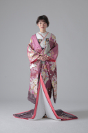 雲取四季花鶴菱文/IU09557