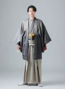 グレー/ベージュ