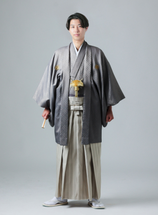 グレー/ベージュ