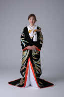 束熨斗目　金鶴/IU13552