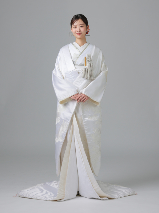 純白・鶴・御所車/06510