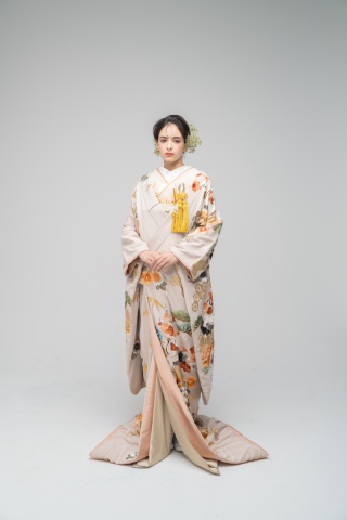 飛翔流水水割付文様