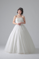 立体花パールビーズ散りばめ　62536