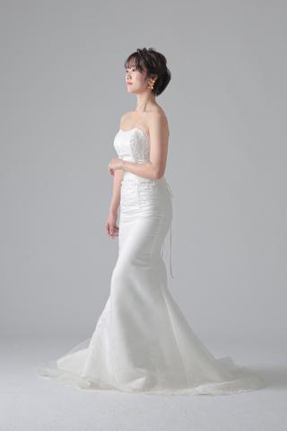 リーフ柄ナチュラルマーメイド/WD00179