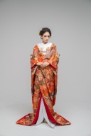 手織り赤南朝瑞宝の讃