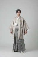 ベーシュ×ストライプ