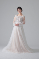 ラウンドネックパフスリーブ　00480