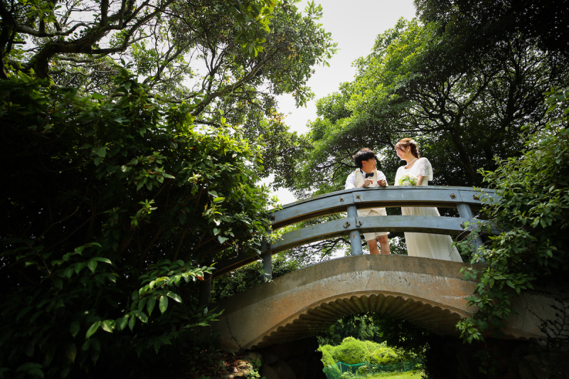 一転、グリーンの中でシックに・・・