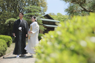 春の大濠日本庭園ロケ