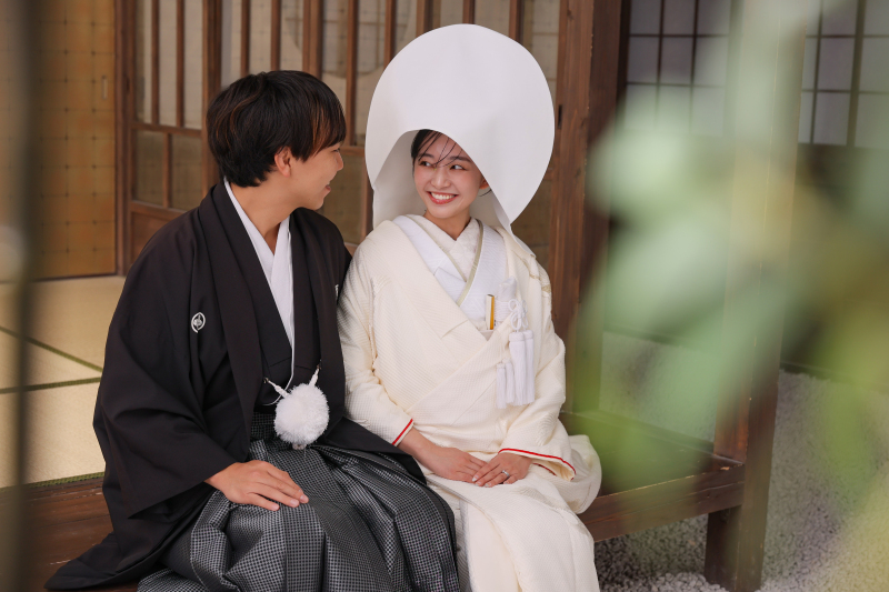 続けて、綿帽子にチェンジ