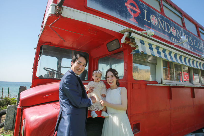 ロンドンバスでも大注目でした