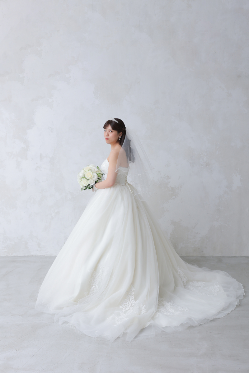 ご新婦様の振り向いたお姿
